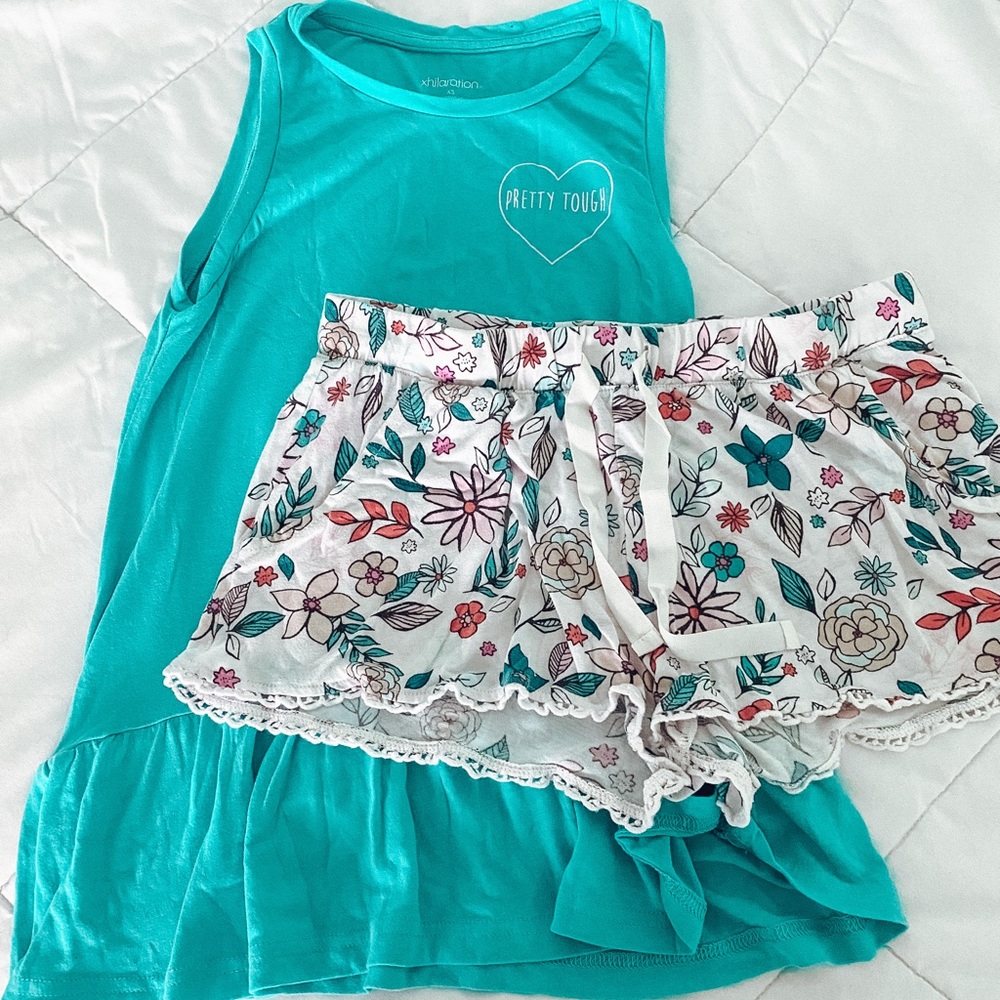 Floral pajama set